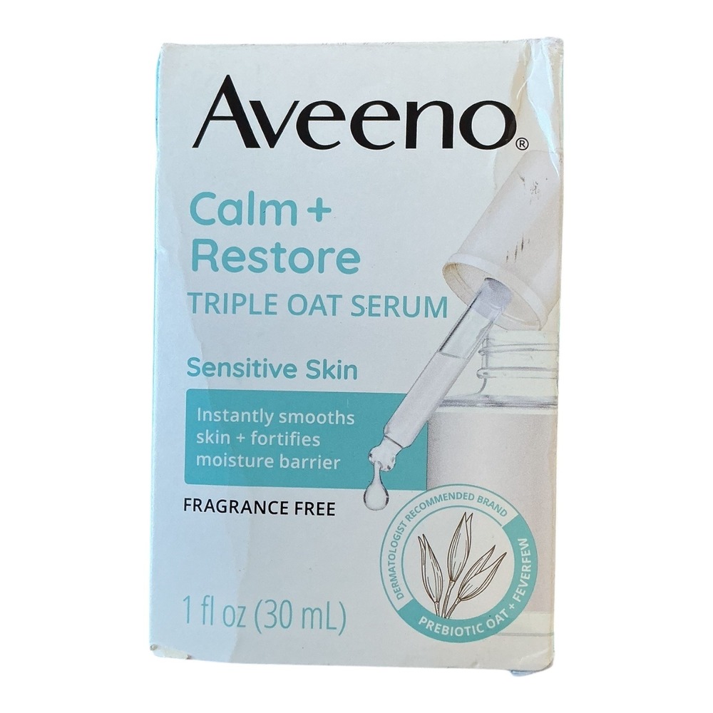Aveeno - Calm + Restore Triple Oat Serum (1 fl oz) - Sensitive‎ Skin